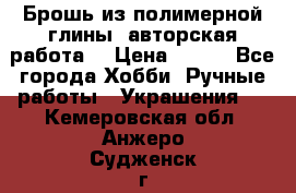 Брошь из полимерной глины, авторская работа. › Цена ­ 900 - Все города Хобби. Ручные работы » Украшения   . Кемеровская обл.,Анжеро-Судженск г.